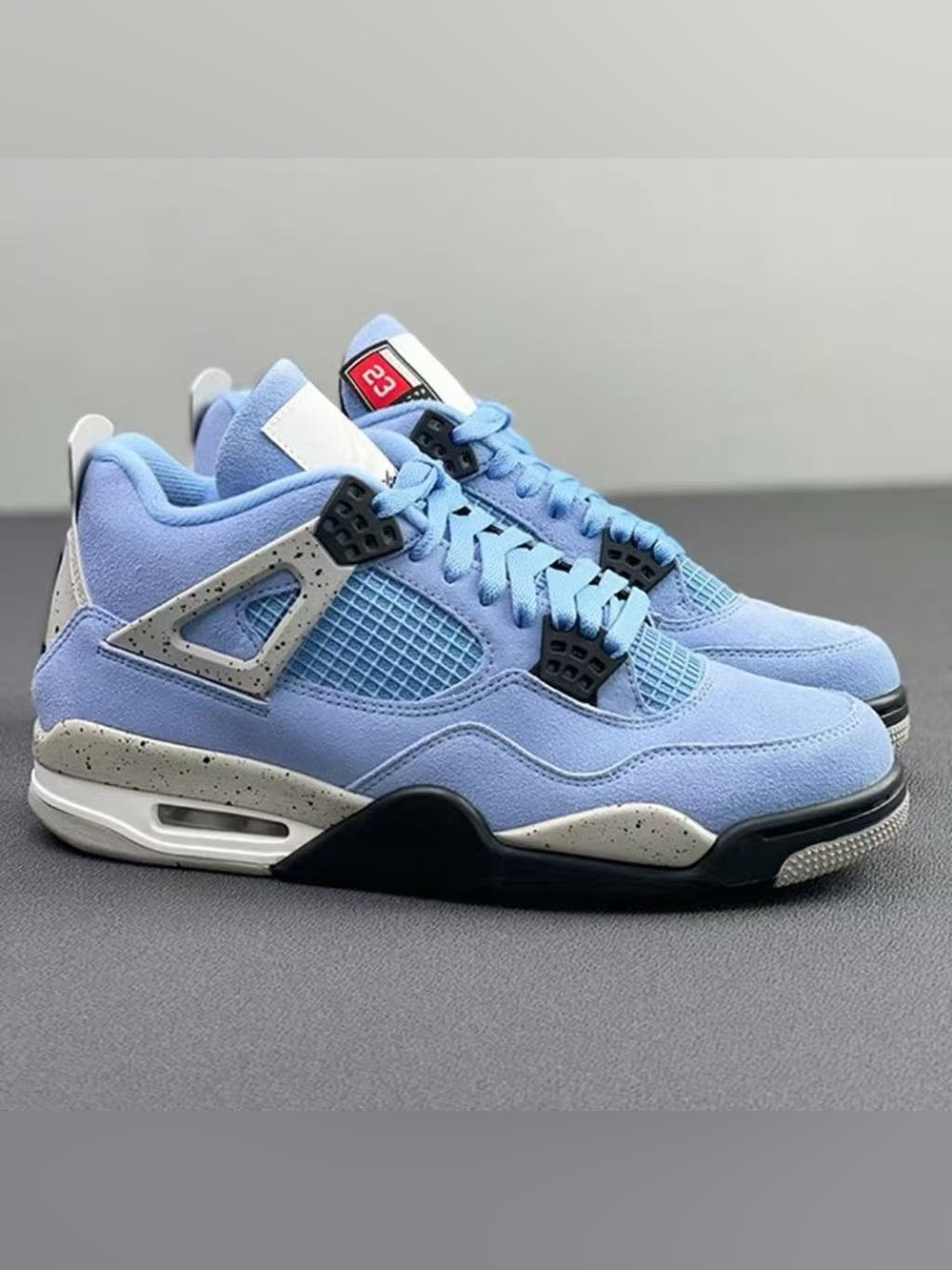 👀 New - Air Jordan 4 Retro University Blue - Picture 6 of 6